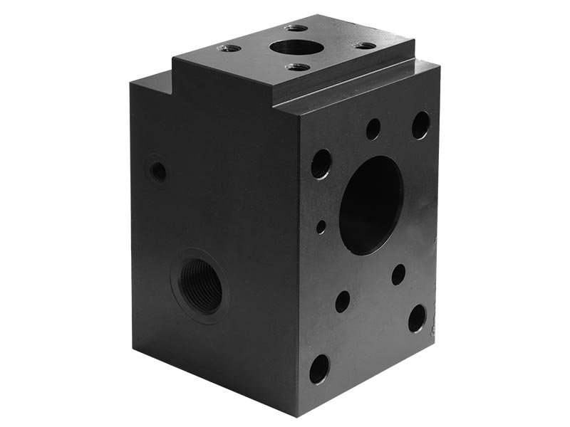 Manifold blocks for hydraulic cylinders