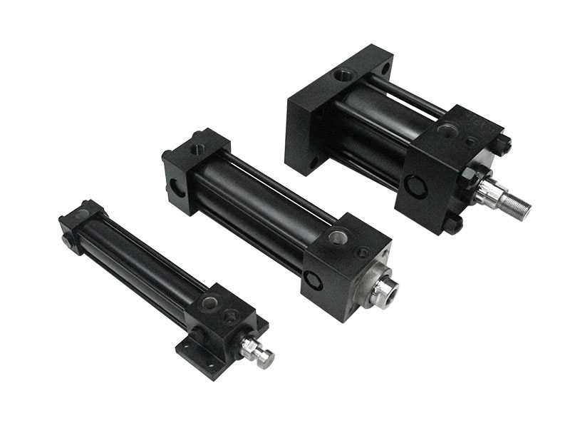 Square head cylinders and tie rods according to ISO 6020-2