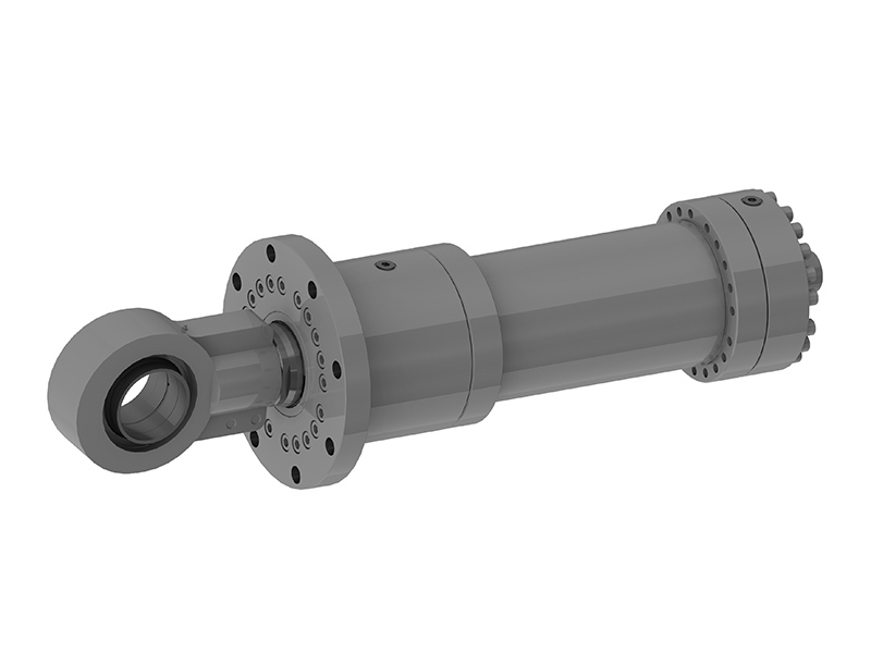 Hydraulikzylinder nach ISO 6022 mit MF3-Anschluss