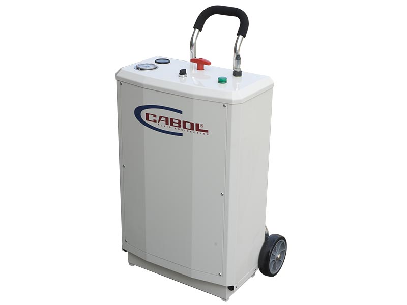 Trolley, battery-operated hydraulic unit that generates pressure